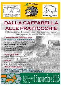 Trekking caffarella frattocchie